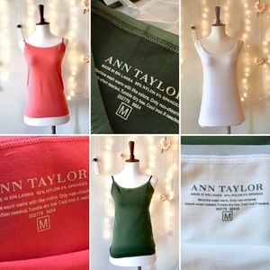 Ann Taylor Stretch Cami Bundle 🌸